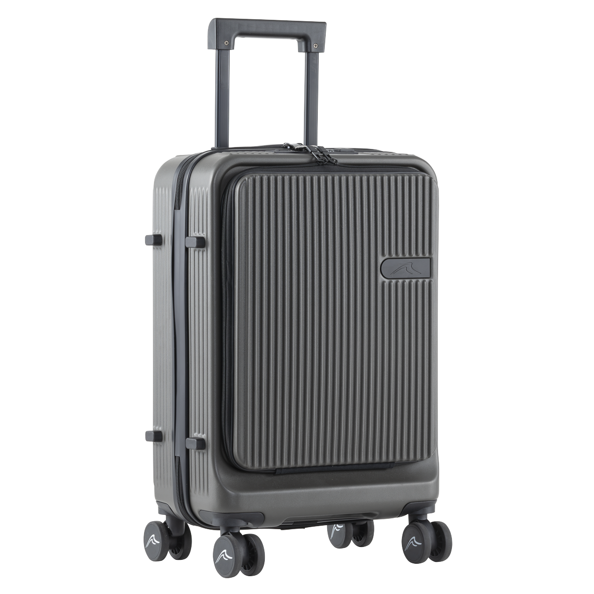 Dellonda Cabin Size Luggage with Dual TSA Lock 20", Black (DL157) (Factory Refurbished A)