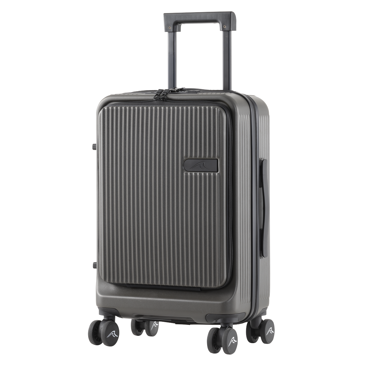 Dellonda Cabin Size Luggage with Dual TSA Lock 20", Black (DL157) (Factory Refurbished A)