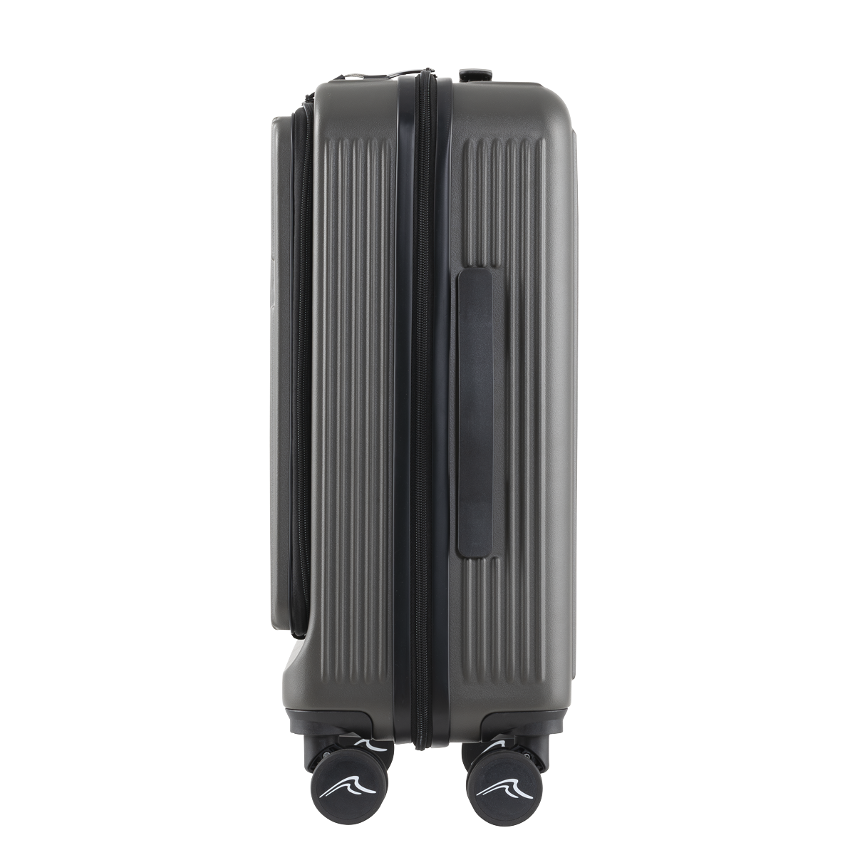 Dellonda Cabin Size Luggage with Dual TSA Lock 20", Black (DL157) (Factory Refurbished A)