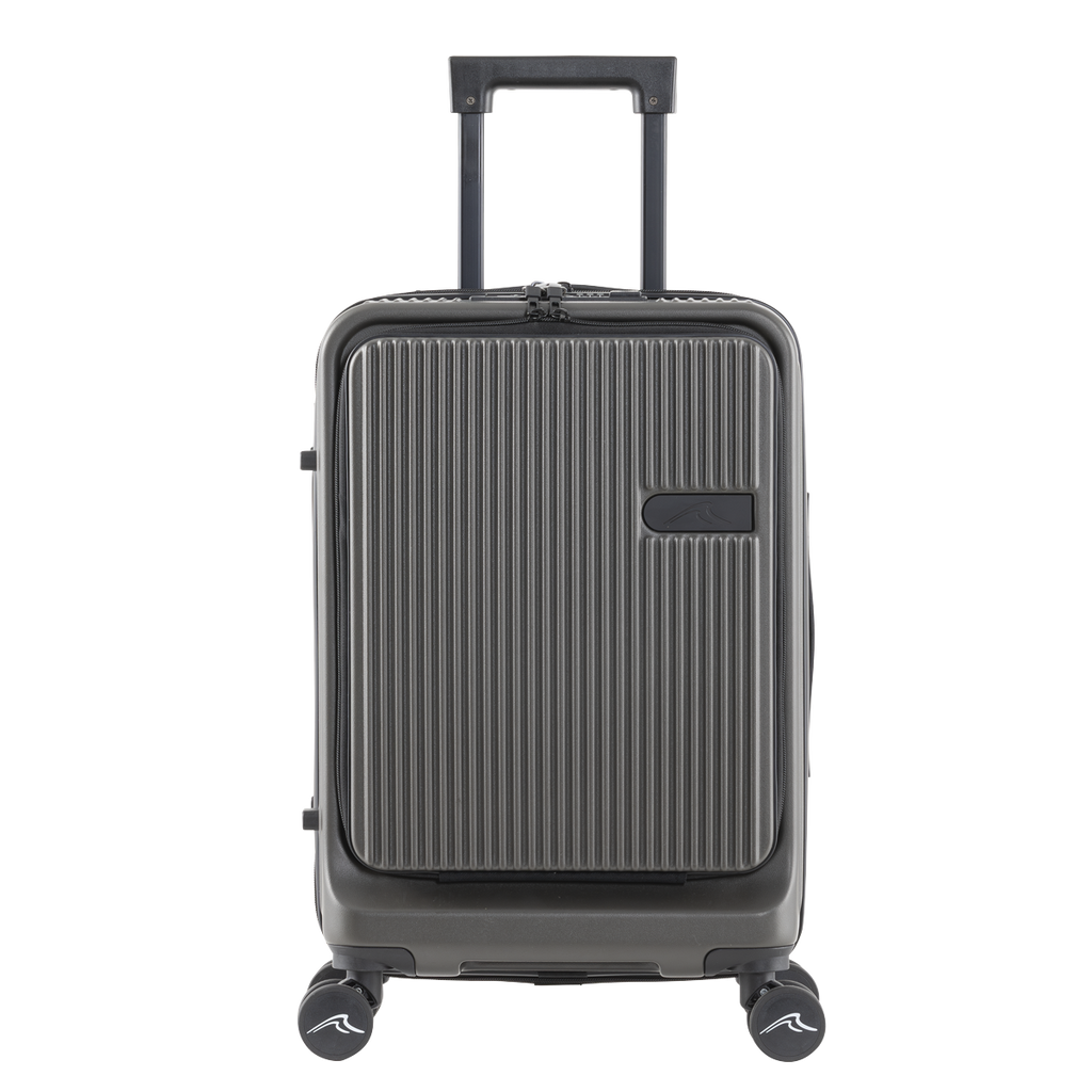 Dellonda Cabin Size Luggage with Dual TSA Lock 20", Black (DL157) (Factory Refurbished A)