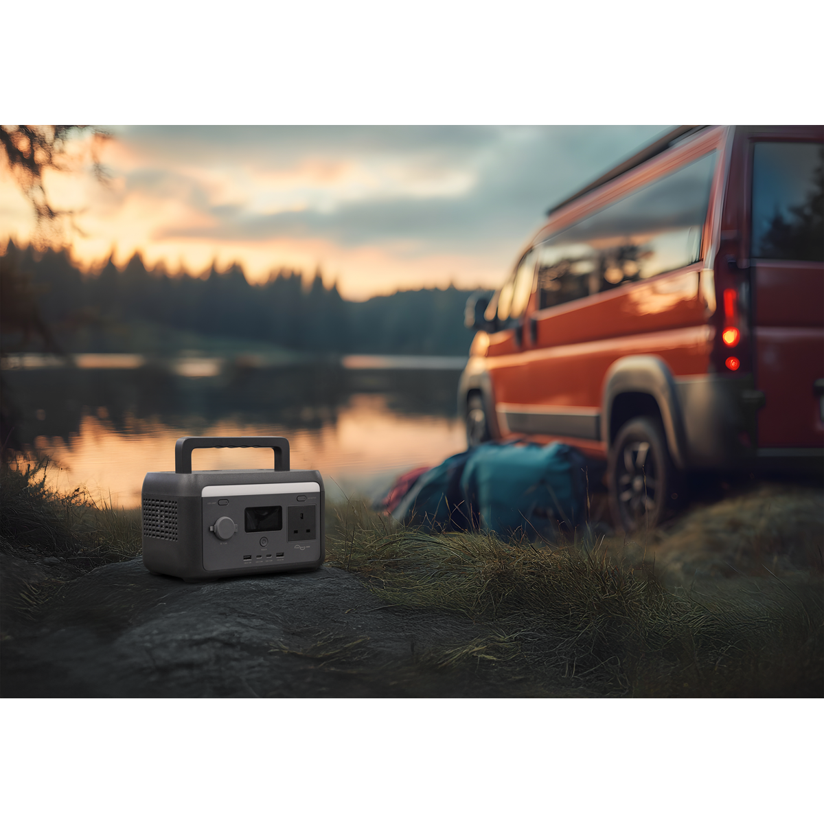 Dellonda Portable Power Station with Foldable Solar Panel, 300W (DL178)