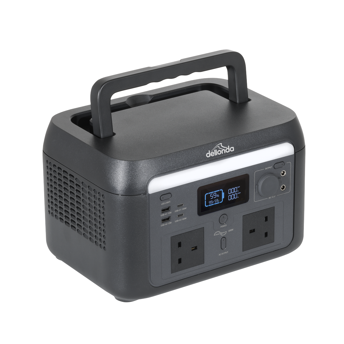 Dellonda Portable Power Station 600W