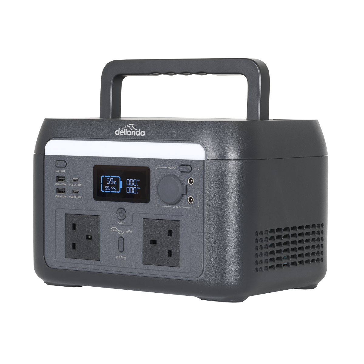 Dellonda Portable Power Station 600W