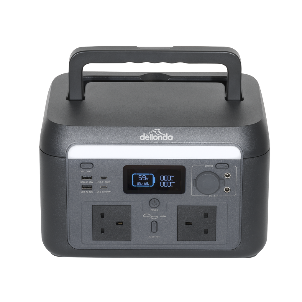 Dellonda Portable Power Station 600W