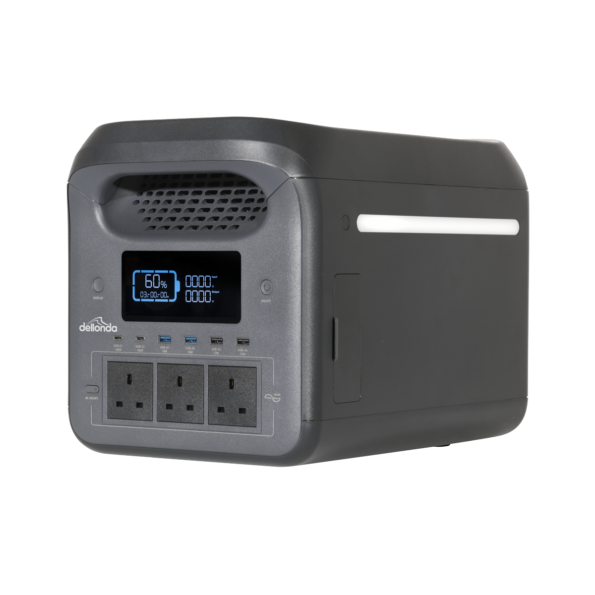 Dellonda Portable Power Station 1800W