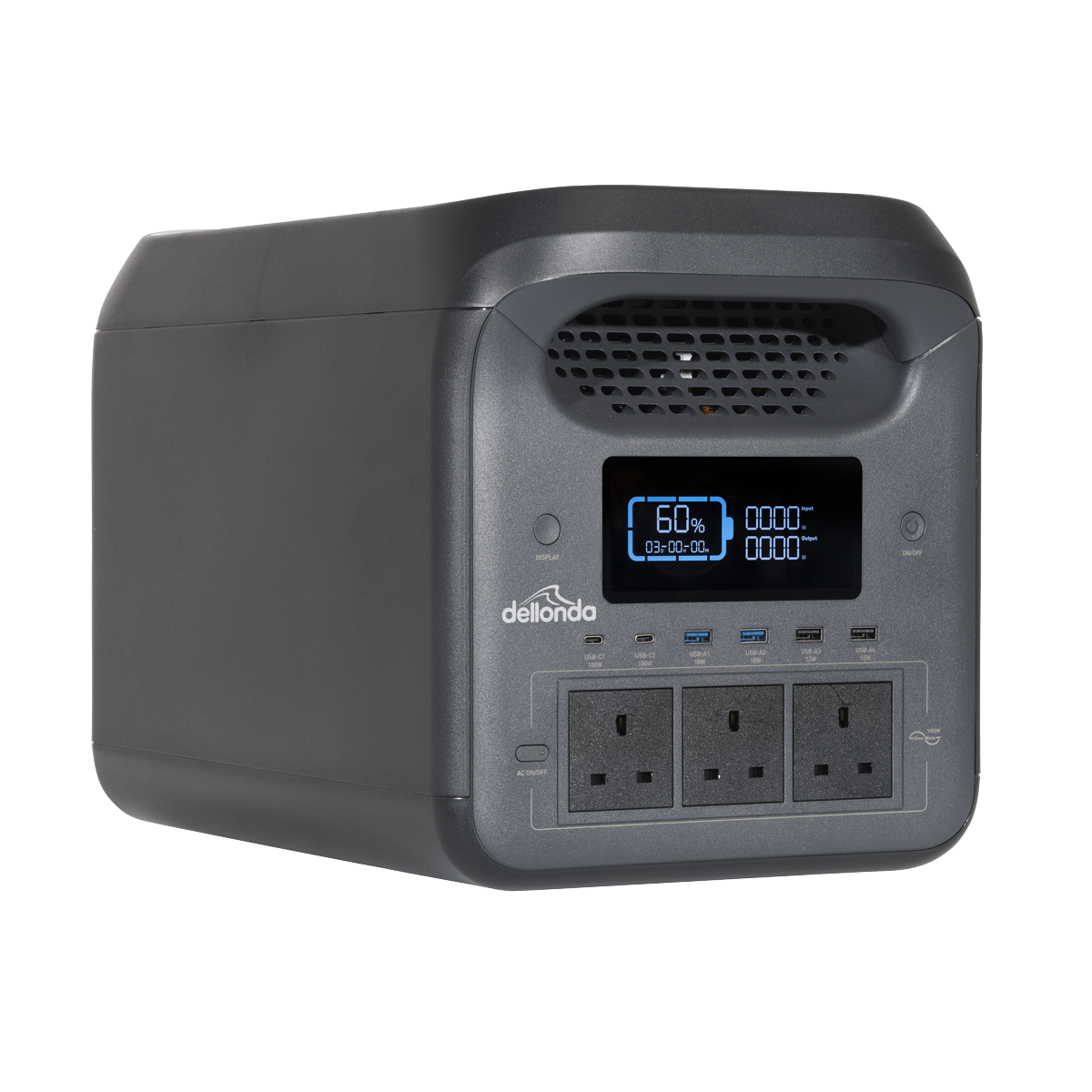 Dellonda Portable Power Station 1800W