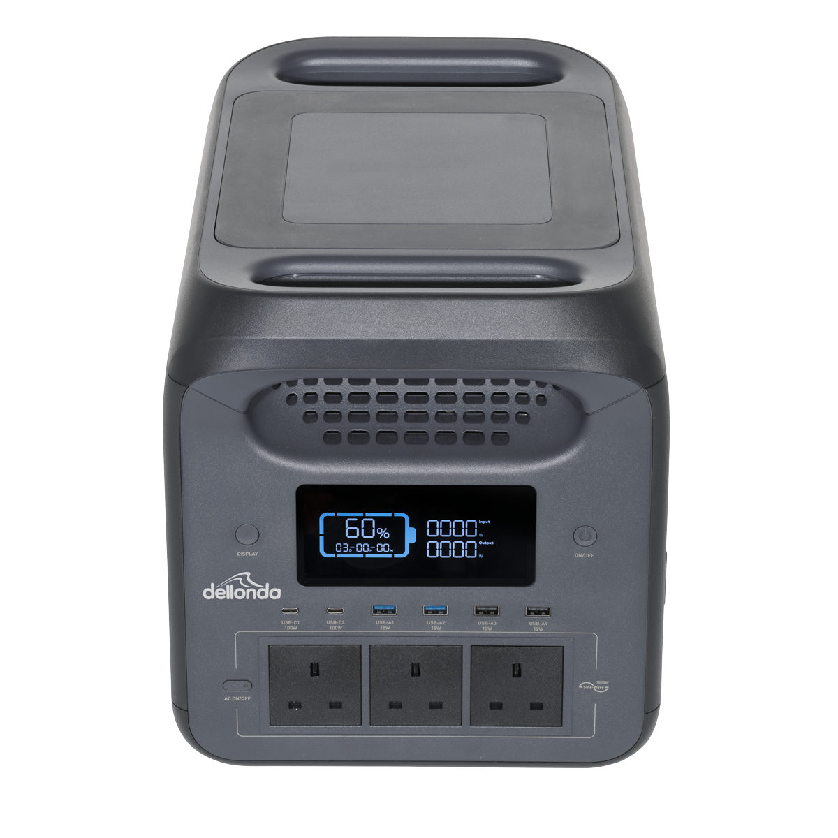 Dellonda Portable Power Station 1800W