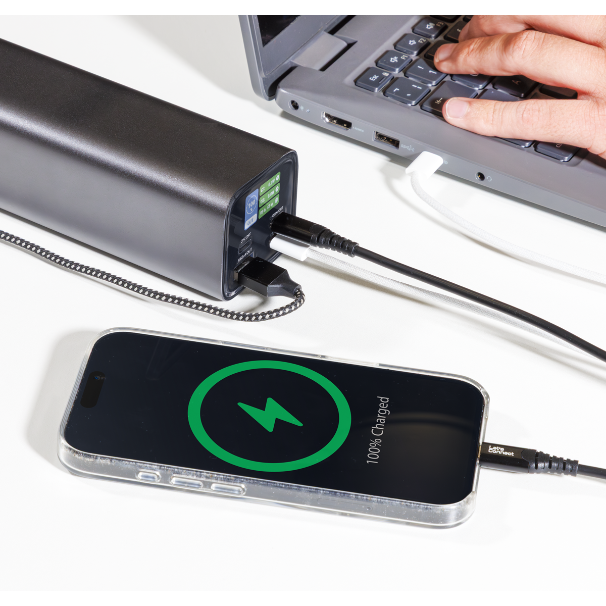 Dellonda Portable Power Bank 140W 27000mAh (DL168)