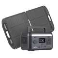 Dellonda Portable Power Station with Foldable Solar Panel, 300W (DL178)