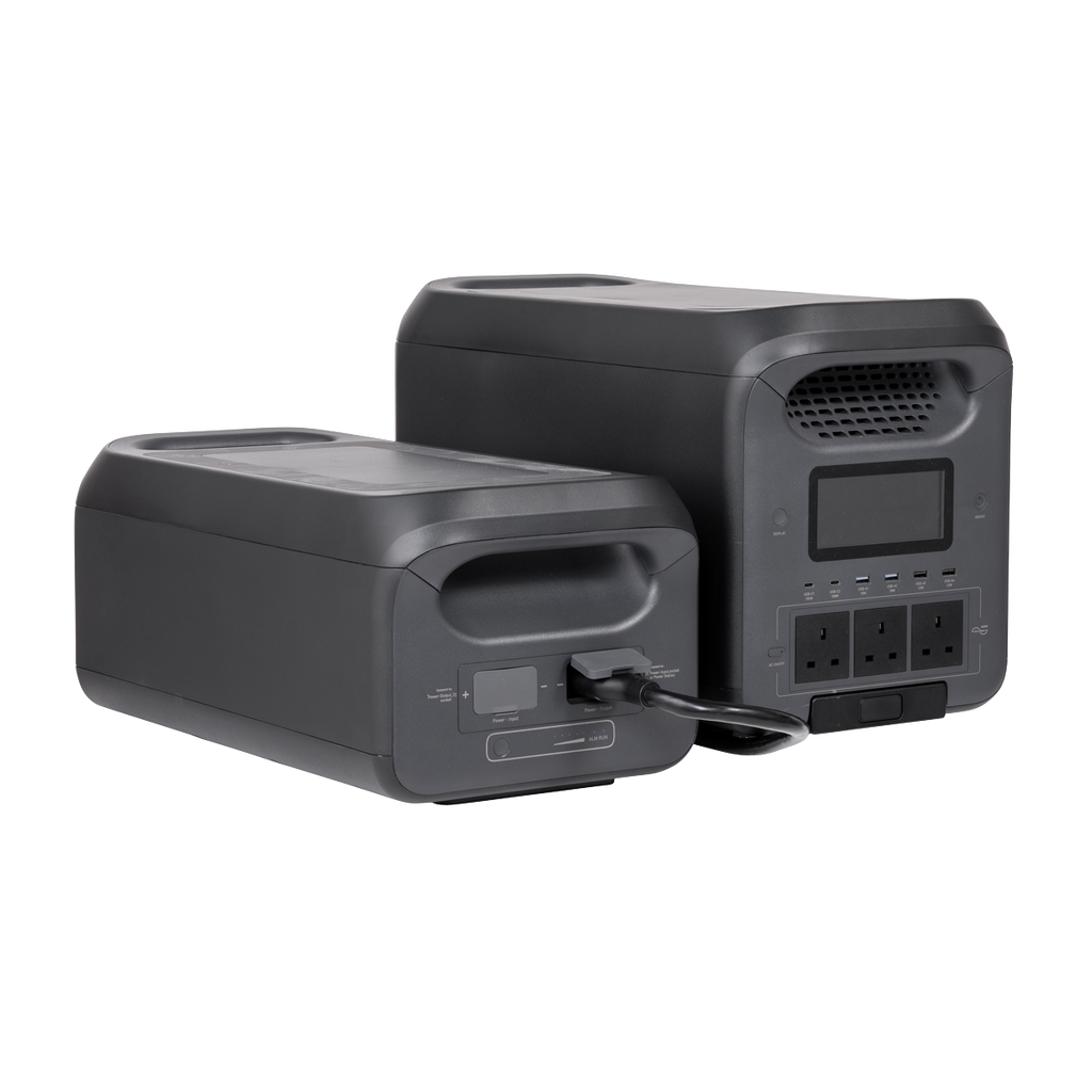 Dellonda Portable Power Station 3000W with Expansion Battery (DL182)