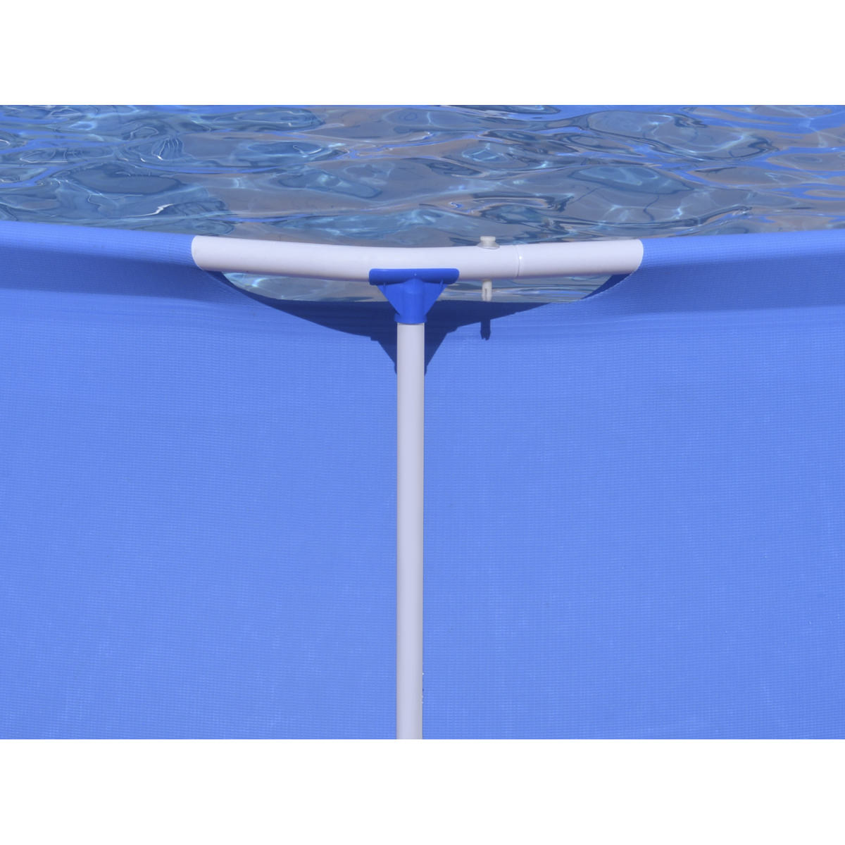 Dellonda Steel Frame Swimming Pool with Filter Pump 10ft, Blue (DL19)