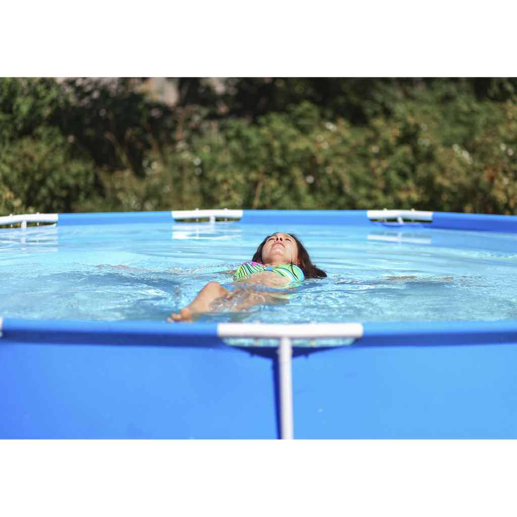 Dellonda Steel Frame Swimming Pool Starter Kit 10ft, Blue (DL137)