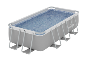 Dellonda DL21 Deluxe 13ft Steel Frame Swimming Pool with Filter Pump