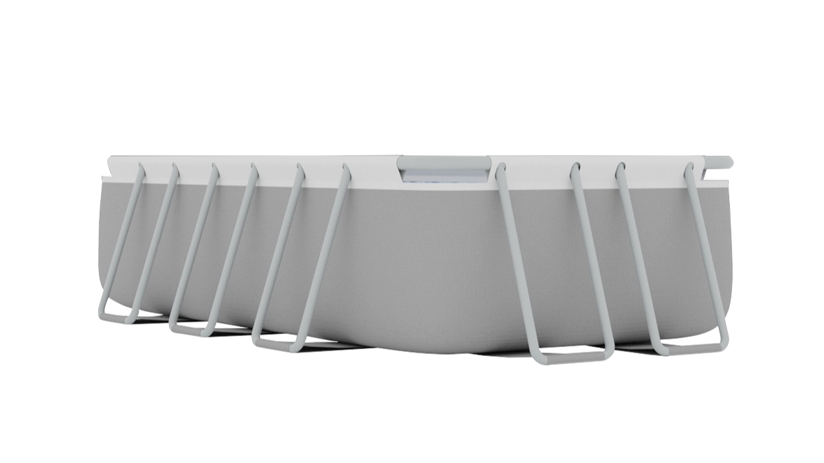 Dellonda DL21 Deluxe 13ft Steel Frame Swimming Pool with Filter Pump