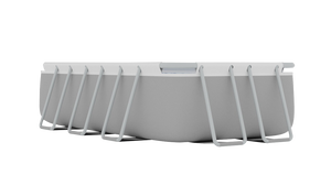 Dellonda DL21 Deluxe 13ft Steel Frame Swimming Pool with Filter Pump