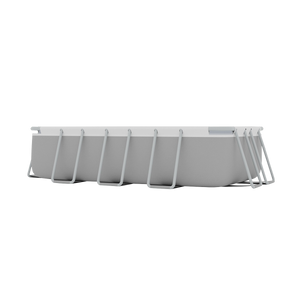 Dellonda Deluxe Steel Frame Swimming Pool with Filter Pump 13ft