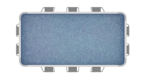 Dellonda DL21 Deluxe 13ft Steel Frame Swimming Pool with Filter Pump