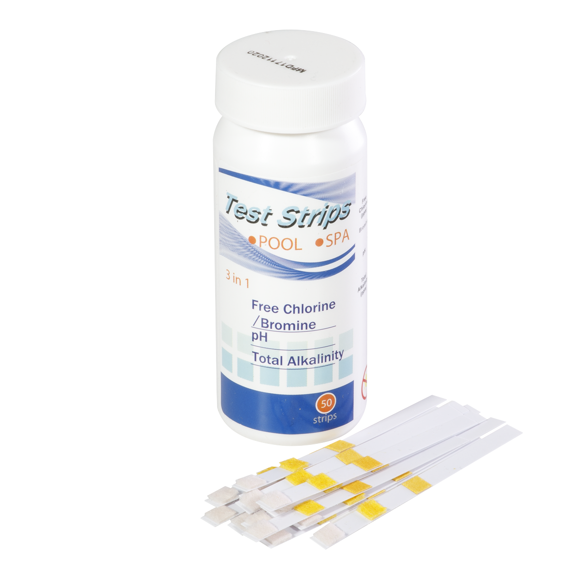 Dellonda 3-in-1 Chlorine, PH & Alkalinity Test Strips (DL32)