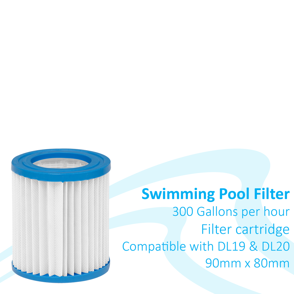 Dellonda Swimming Pool Filter Cartridge, Ø80 x 90mm (DL35)
