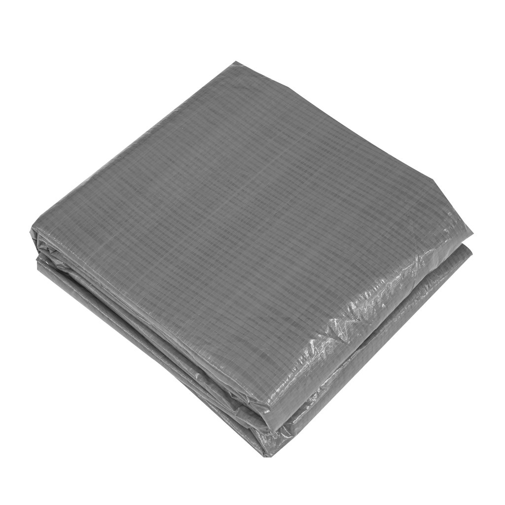 Dellonda Deluxe Steel Frame Swimming Pool Starter Kit 18ft, Grey (DL140)