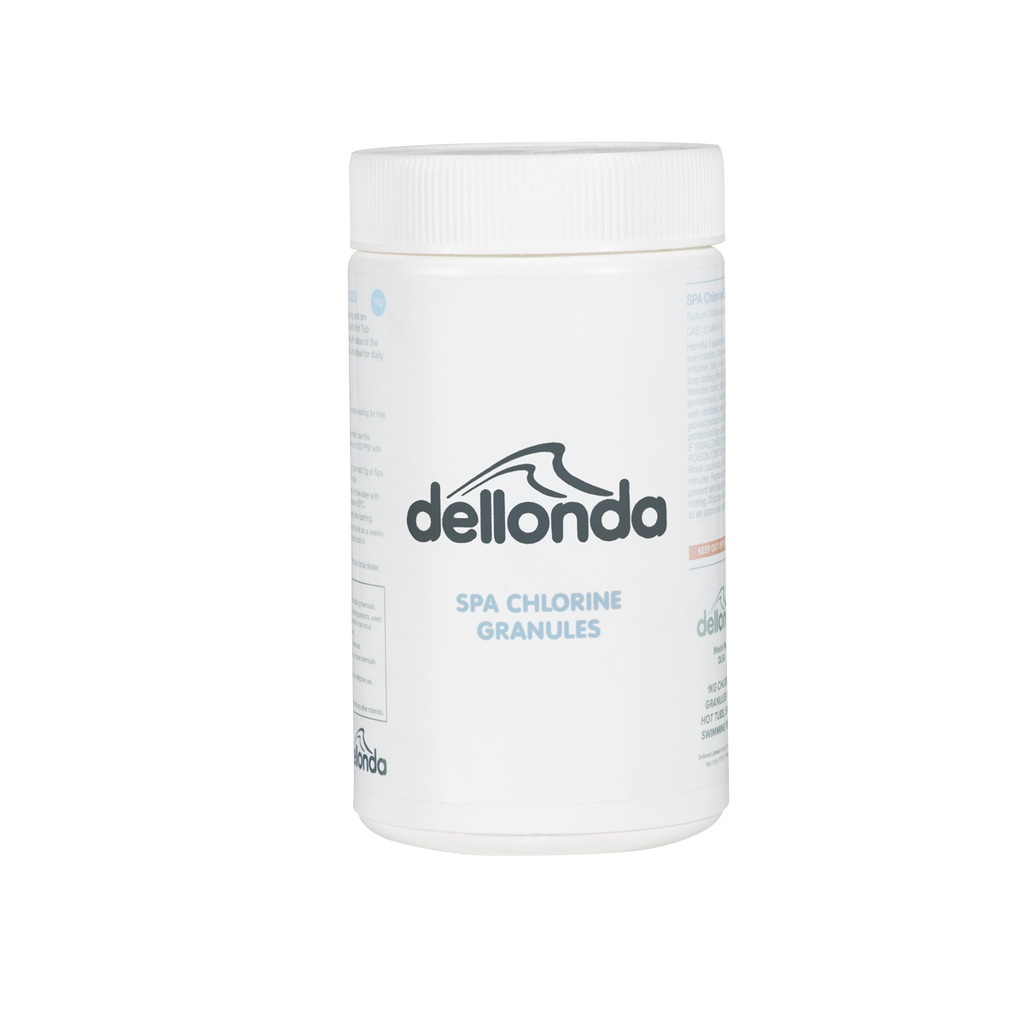 Dellonda Hot Tub/Spa/Pool Chlorine Granules 1kg (DL50)
