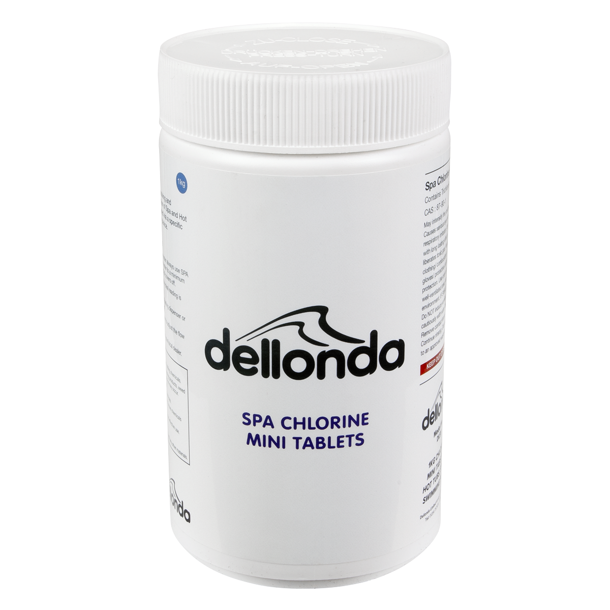 Dellonda Chlorine Mini Tabs for Hot Tubs/Spas & Swimming Pools 1kg
