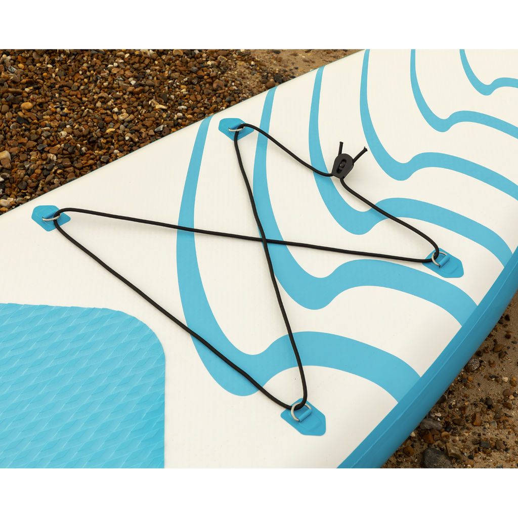 Dellonda Inflatable Stand-Up Paddle Board 10'6", Light Blue (DL152)