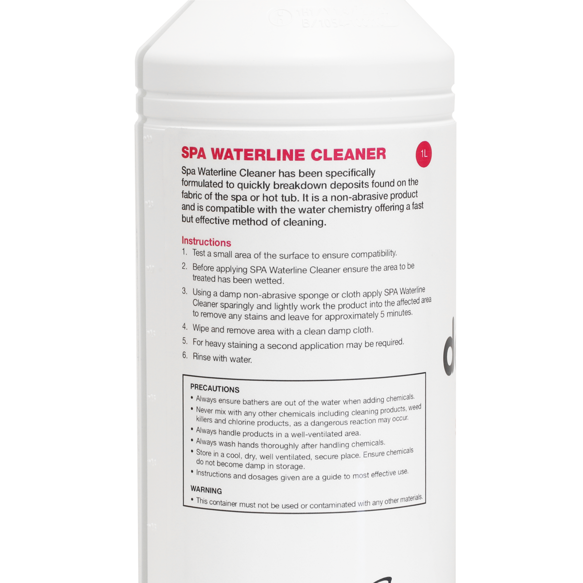 Dellonda Hot Tub/Spa Waterline/Surface Cleaner 1L (DL58)