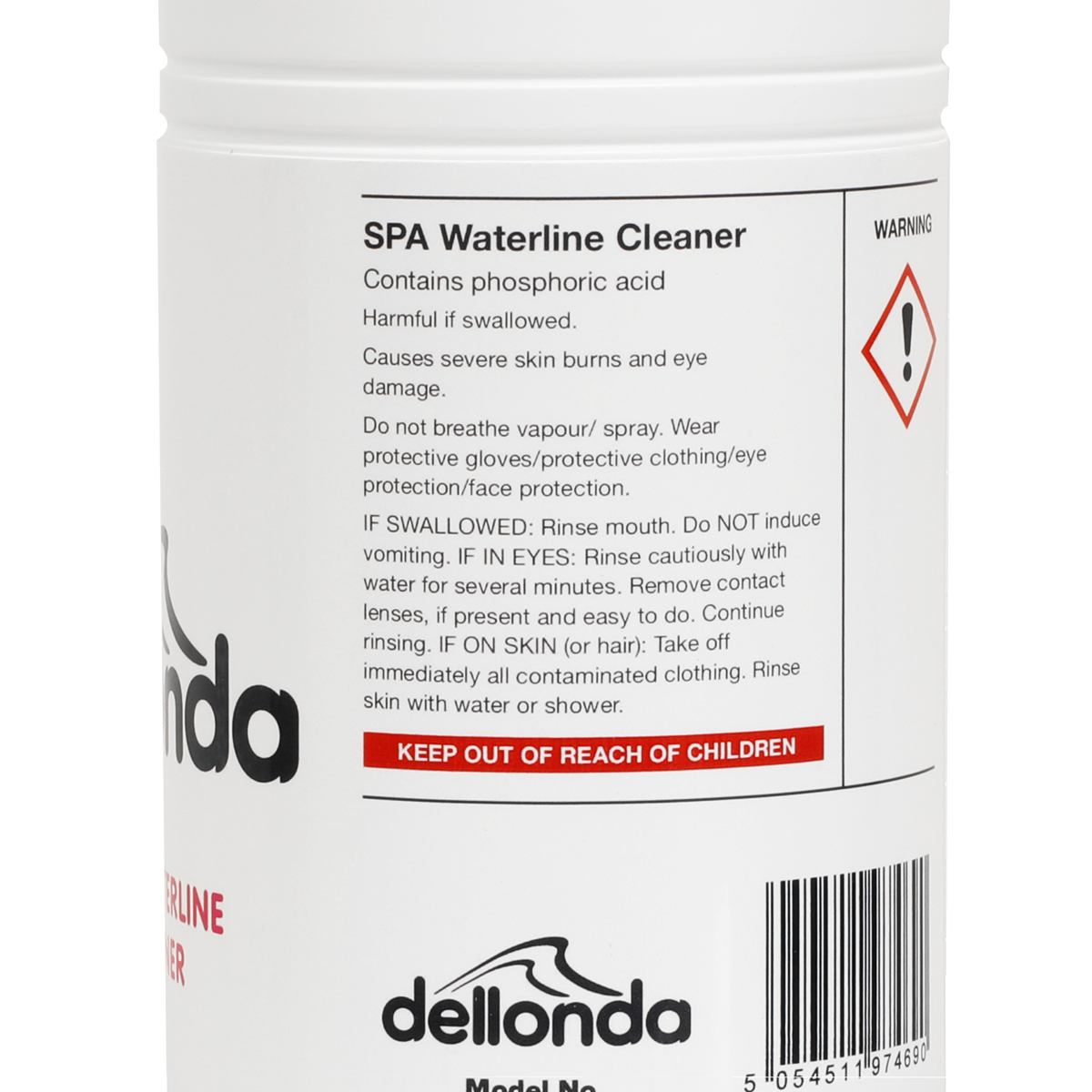Dellonda Hot Tub/Spa Waterline/Surface Cleaner 1L (DL58)