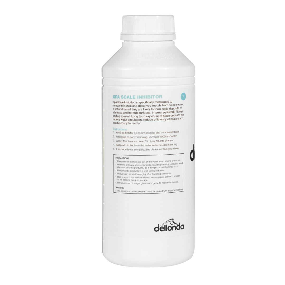 Dellonda Hot Tub/Spa/Pool Scale Inhibitor 1L (DL59)