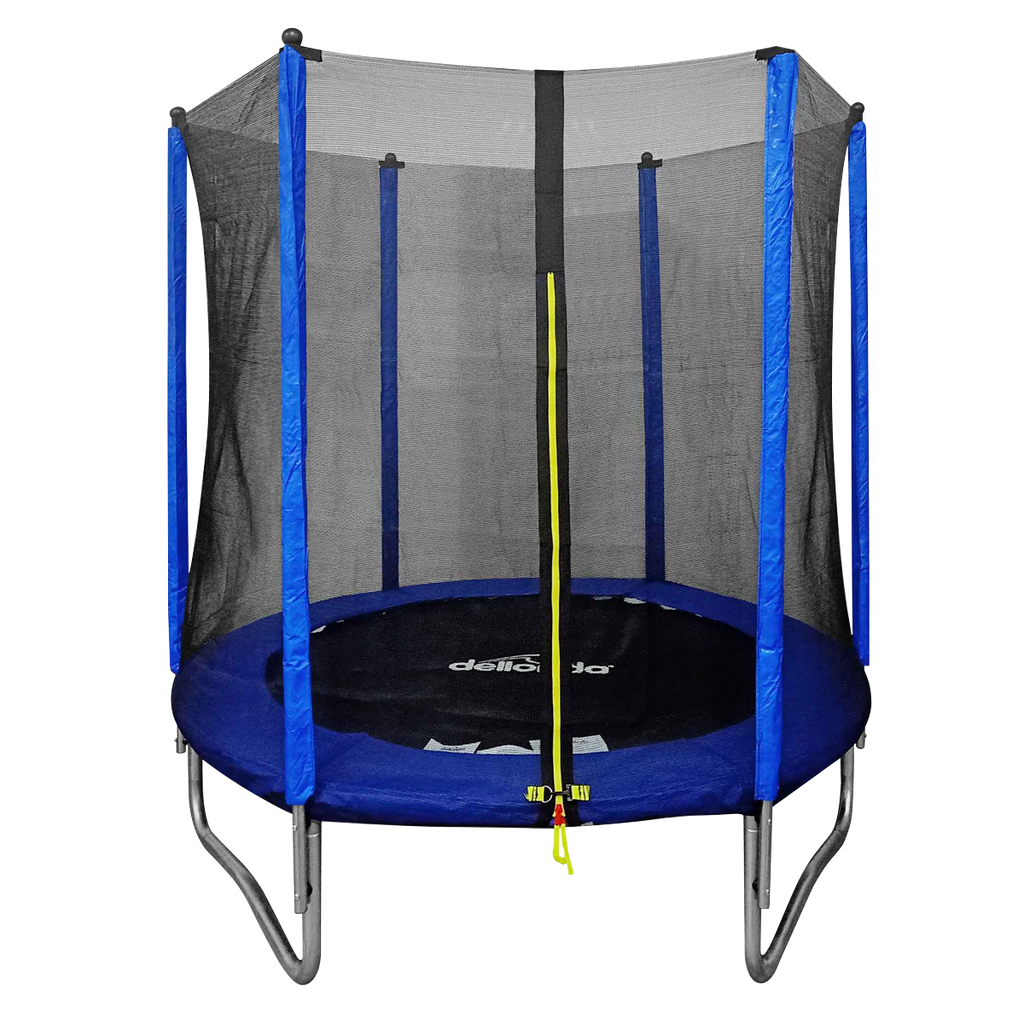 Dellonda Heavy-Duty 6ft Outdoor Trampoline with Safety Enclosure (DL66) (Factory Refurbished A)