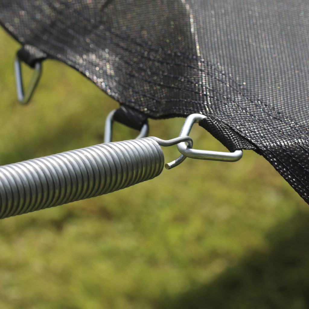Dellonda Heavy-Duty 8ft Outdoor Trampoline with Safety Enclosure (DL67) (Factory Refurbished B)