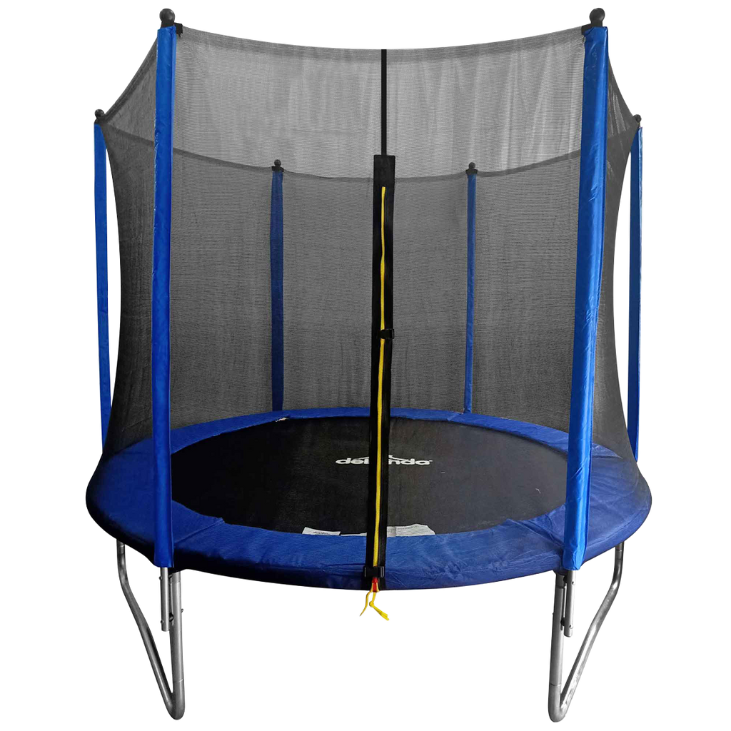 Dellonda Heavy-Duty 8ft Outdoor Trampoline with Safety Enclosure (DL67) (Factory Refurbished B)