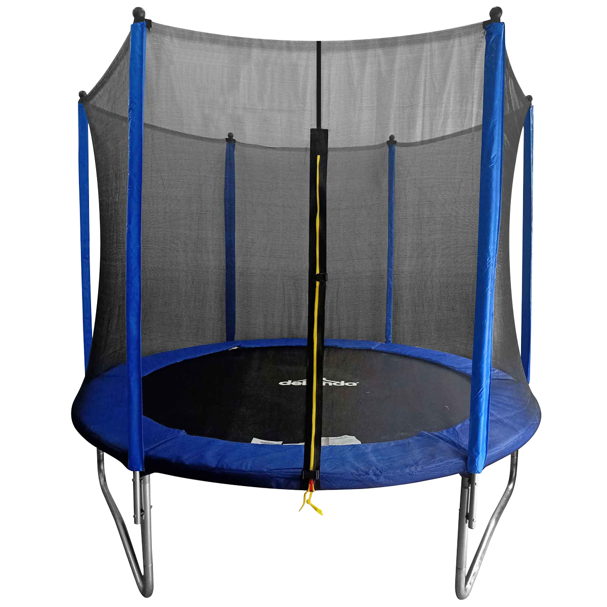 Dellonda Heavy-Duty Outdoor Trampoline with Safety Enclosure Net 8ft