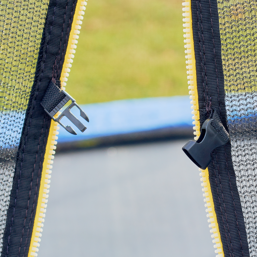 Dellonda Heavy-Duty 8ft Outdoor Trampoline with Safety Enclosure (DL67) (Factory Refurbished B)