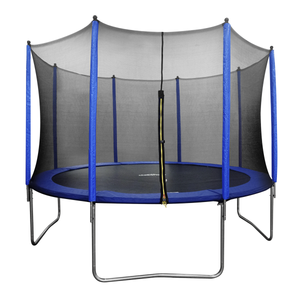 Dellonda DL69 Heavy-Duty 12ft Outdoor Trampoline with Safety Enclosure