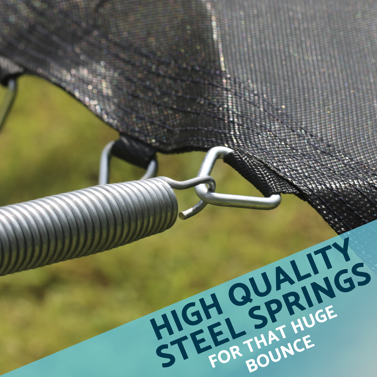 Dellonda Heavy-Duty Outdoor Trampoline with Safety Enclosure Net 12ft