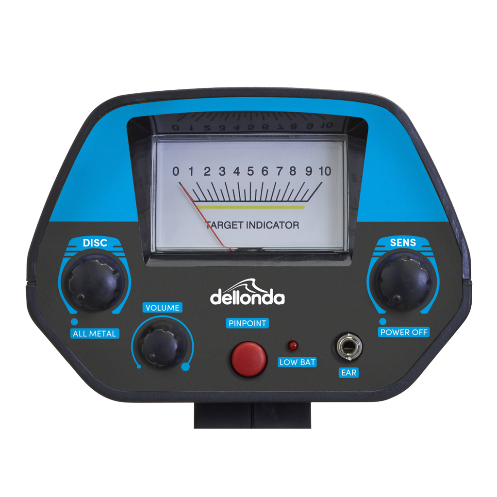 Dellonda Lightweight Metal Detector with High Accuracy Pinpoint Function (DL6)