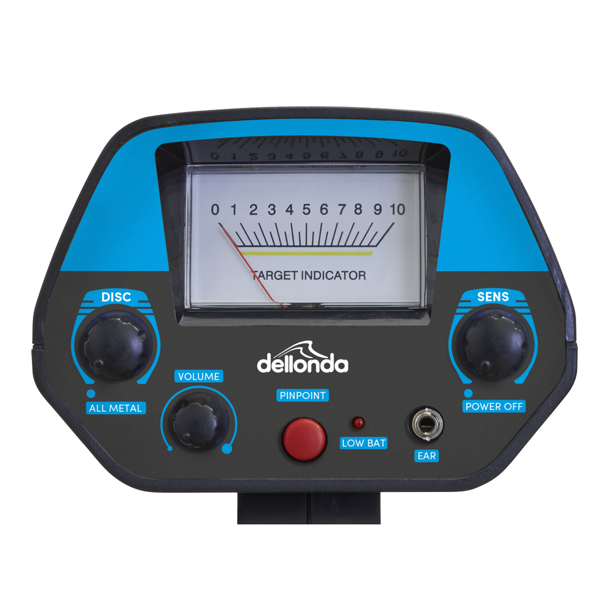 Dellonda Lightweight Metal Detector with High Accuracy Pinpoint Function (DL6)