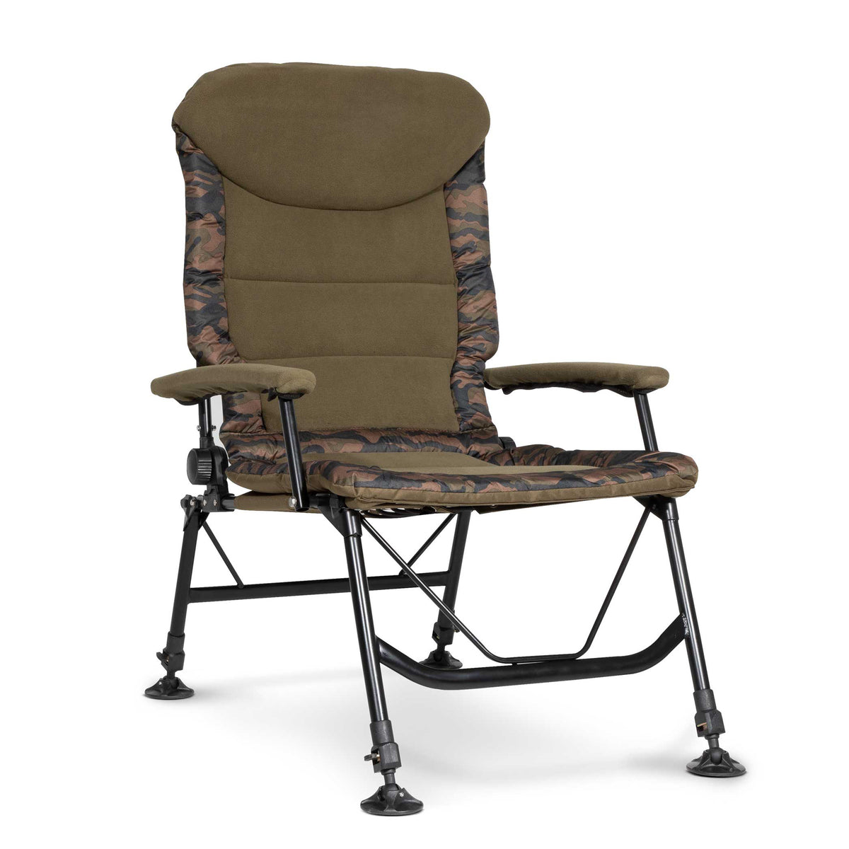 Dellonda Deluxe Portable Reclining Chair with Armrests (DL73)