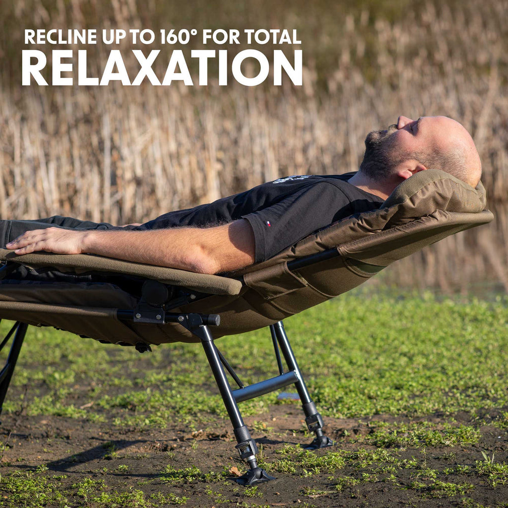 Dellonda Deluxe Portable Reclining Chair with Armrests (DL73)