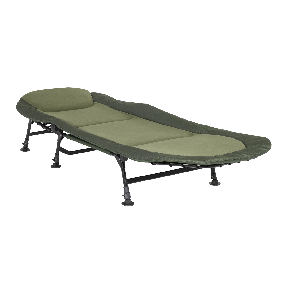 Dellonda Adjustable Bedchair with Fleece Mattress & Pillow (DL77)