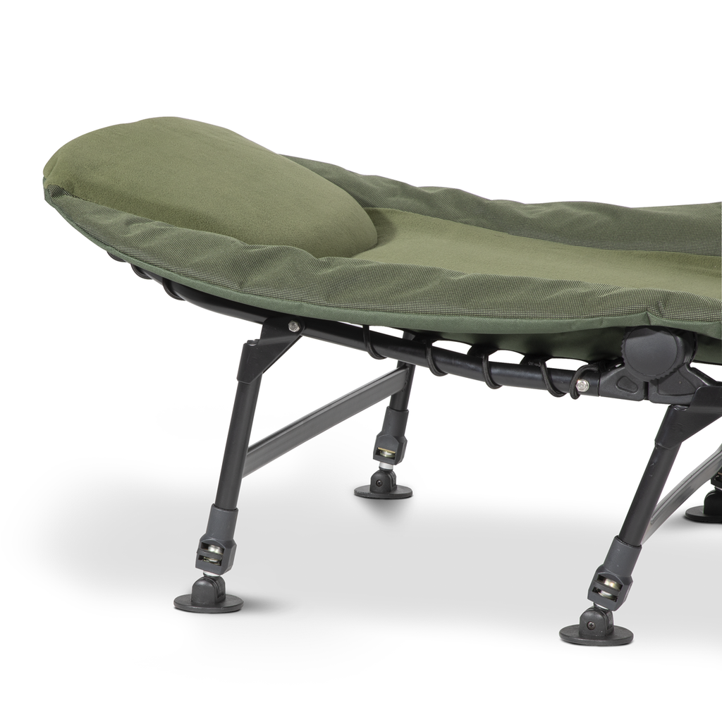 Dellonda Deluxe Wide Adjustable Bedchair with Fleece Mattress & Pillow (DL78) (Factory Refurbished B)