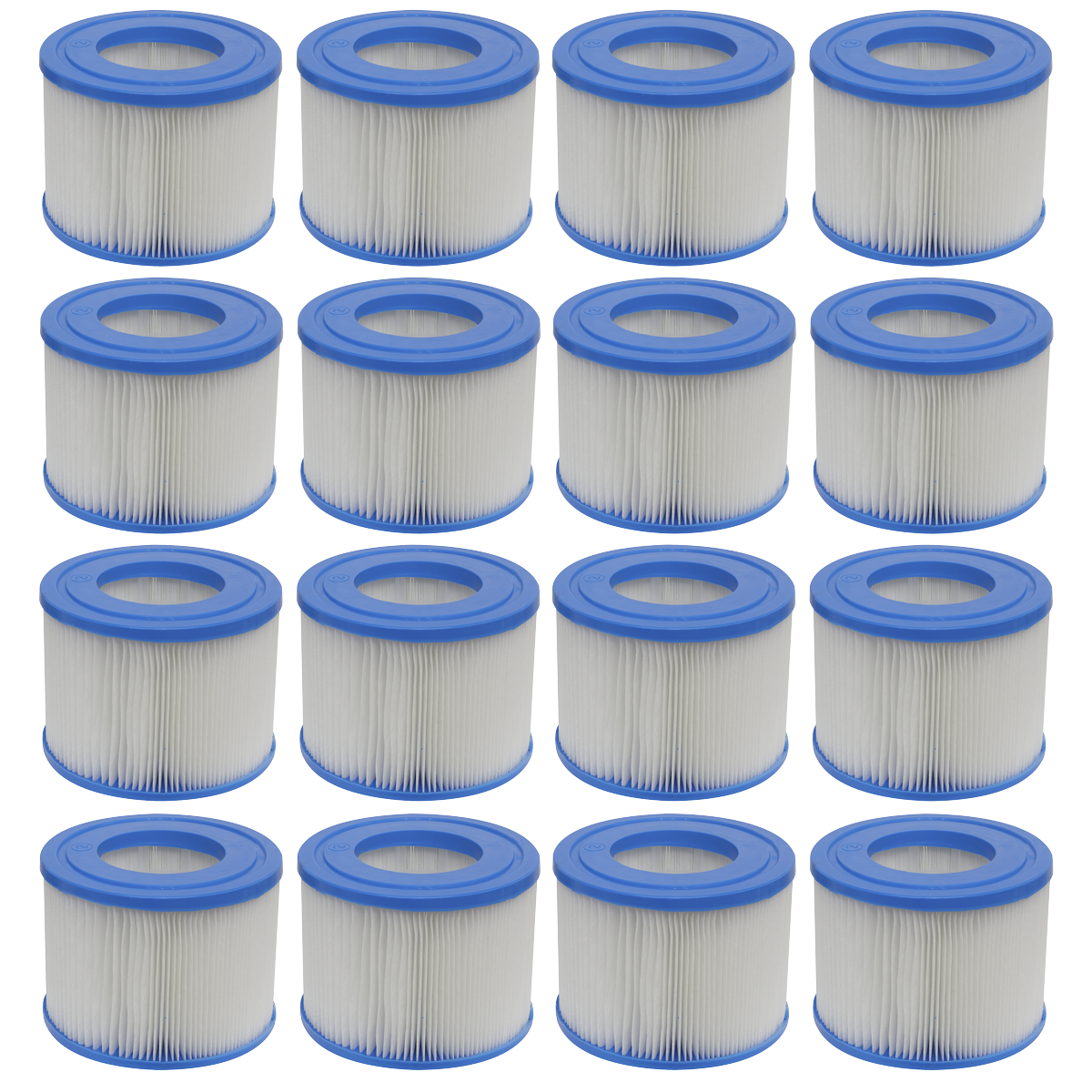 Dellonda Hot Tub/Spa Filter Cartridge, Ø105 x 80mm, Pack of 16 (DL82)