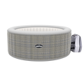 Dellonda 4-6 Person Inflatable Hot Tub/Spa with Smart Pump - Rattan Effect