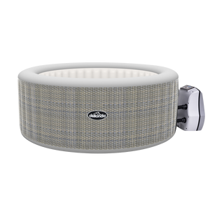 Dellonda 4-6 Person Inflatable Hot Tub/Spa with Smart Pump - Rattan Effect