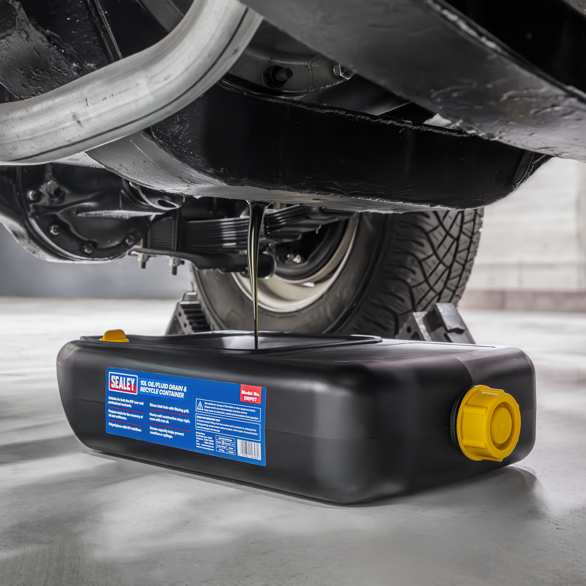 Oil/Fluid Drain & Recycle Container 10L
