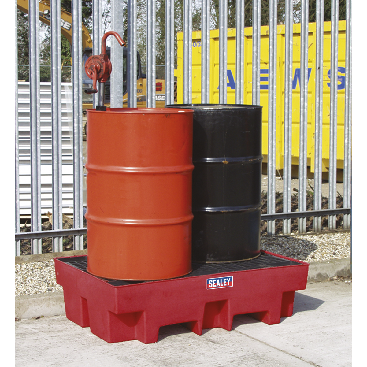Polyethylene Barrel Bund/Spill Pallet 1220 x 820 x 330mm