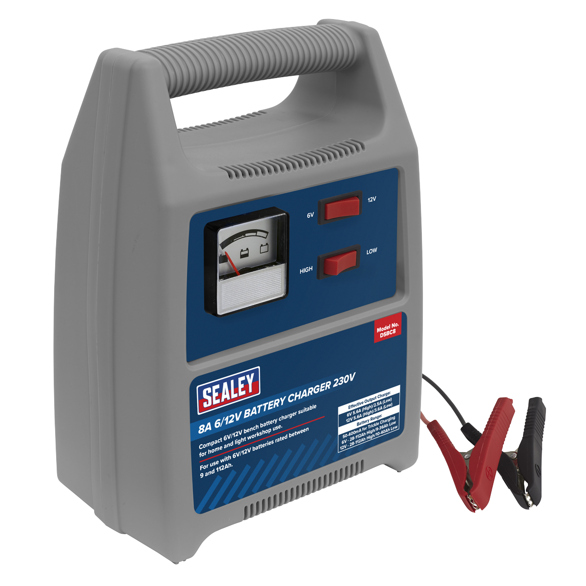 6/12V Battery Charger 8A 230V
