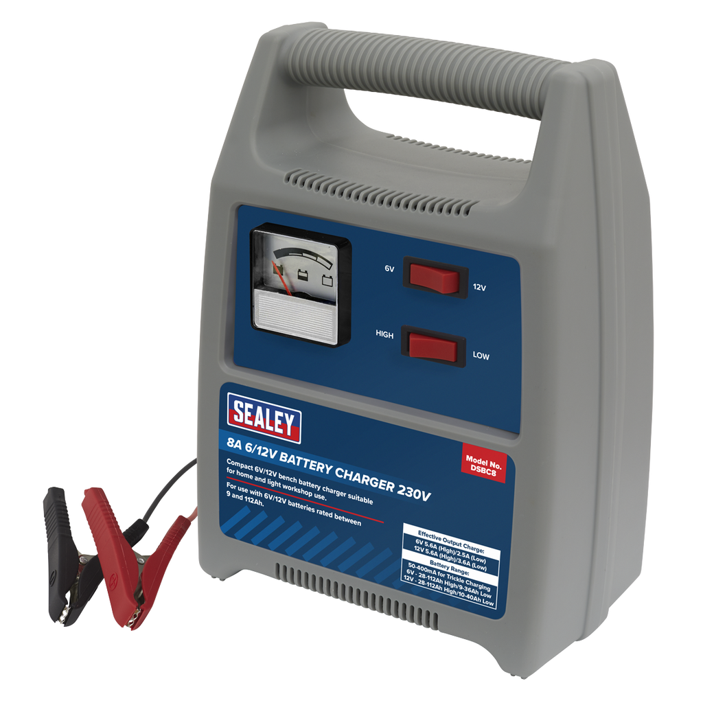 6/12V Battery Charger, 8A (DSBC8)